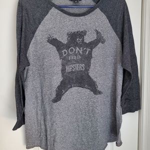 Lucky Brand 3/4 sleeve tee